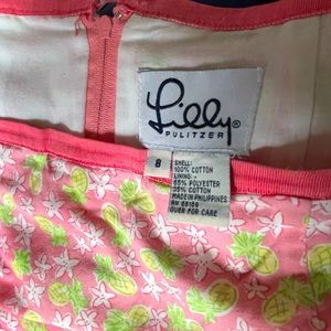 Lilly Pulitzer skirt - pineapple pink print